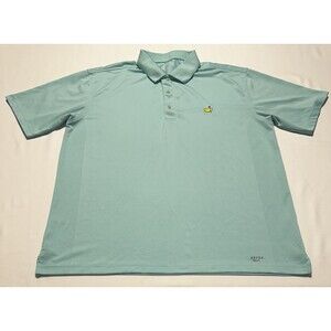 Masters Tech Polo Shirt Mens Size XL Solid Golf Performance Stretch *READ FLAWS